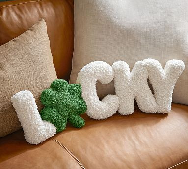 Lucky Shaped Pillow | Pottery Barn (US)