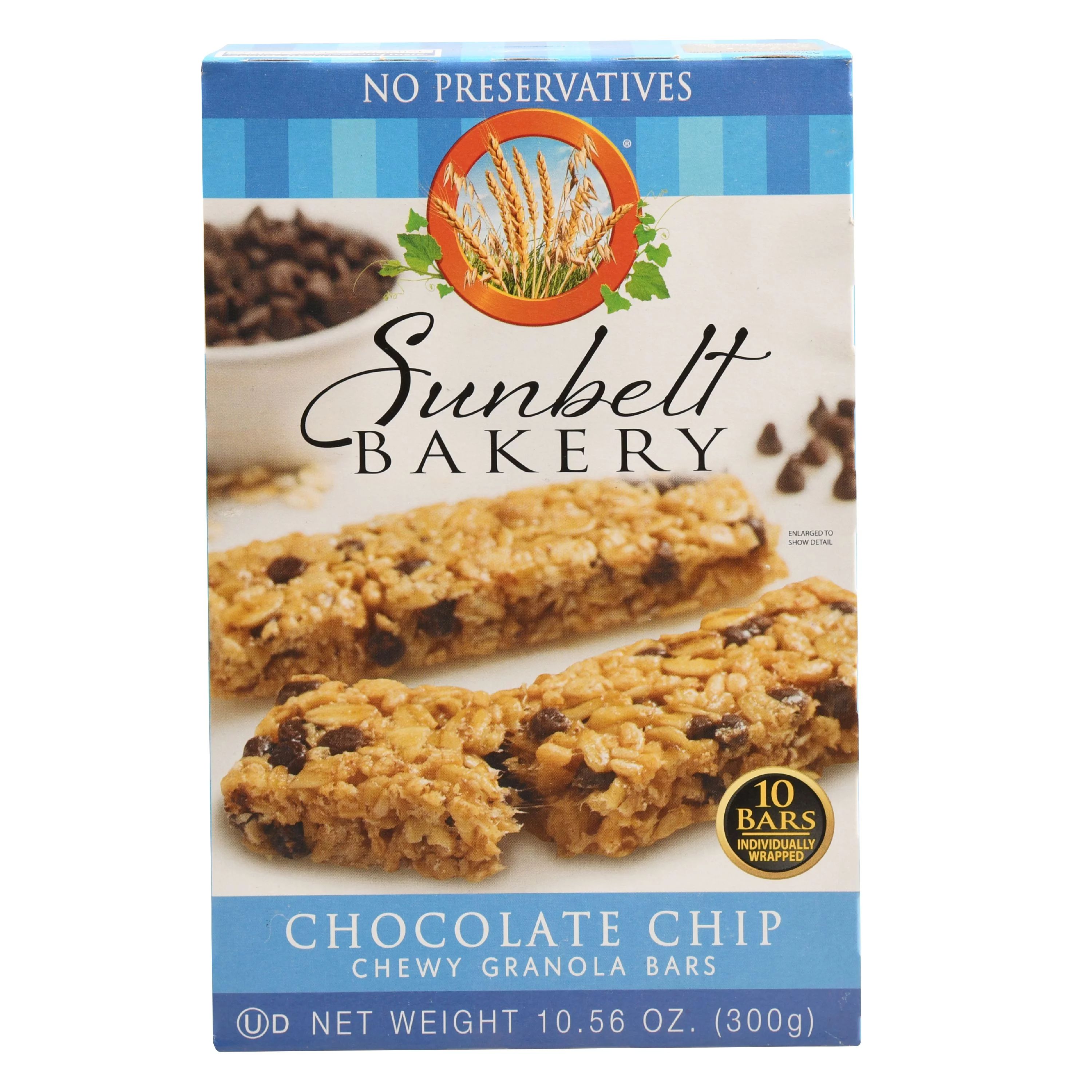Sunbelt Bakery Family Pack Chocolate Chip Chewy Granola Bars, 10 Ct | Walmart (US)