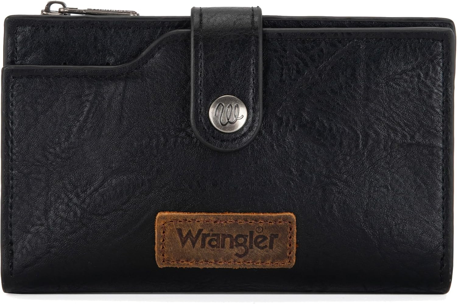 Wrangler Wallet Purse for Women Bifold Card Holder with Zipper Pocket Ladies Clutch with ID Windo... | Amazon (US)