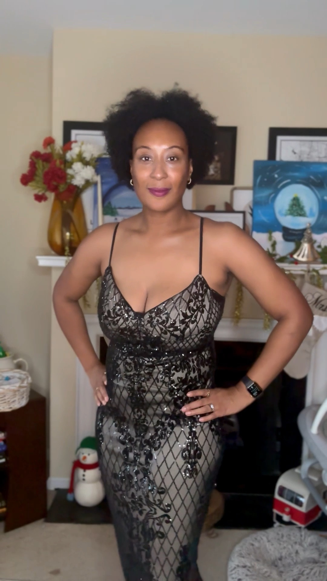 I officially need somewhere to wear this dress because it is TOO good not to be seen ✨🥂

This Moonlit Love Black Sequin Sleeveless Maxi Dress from @lulus is giving perfect NYE energy — glam, flattering, and the best part? It has stretch, which means I can sparkle and be comfortable all night long. 🙌🏾

If you’re still looking for a last-minute New Year’s Eve dress… trust me, this is it. 🖤✨

#Lulus #LulusAmbassador #NYEStyle #NewYearsEveOutfit #SequinDress #Over40Style #HolidayGlam #LastMinuteOutfit #ComfortableAndChic

#LTKOver40 #LTKHoliday #LTKootd