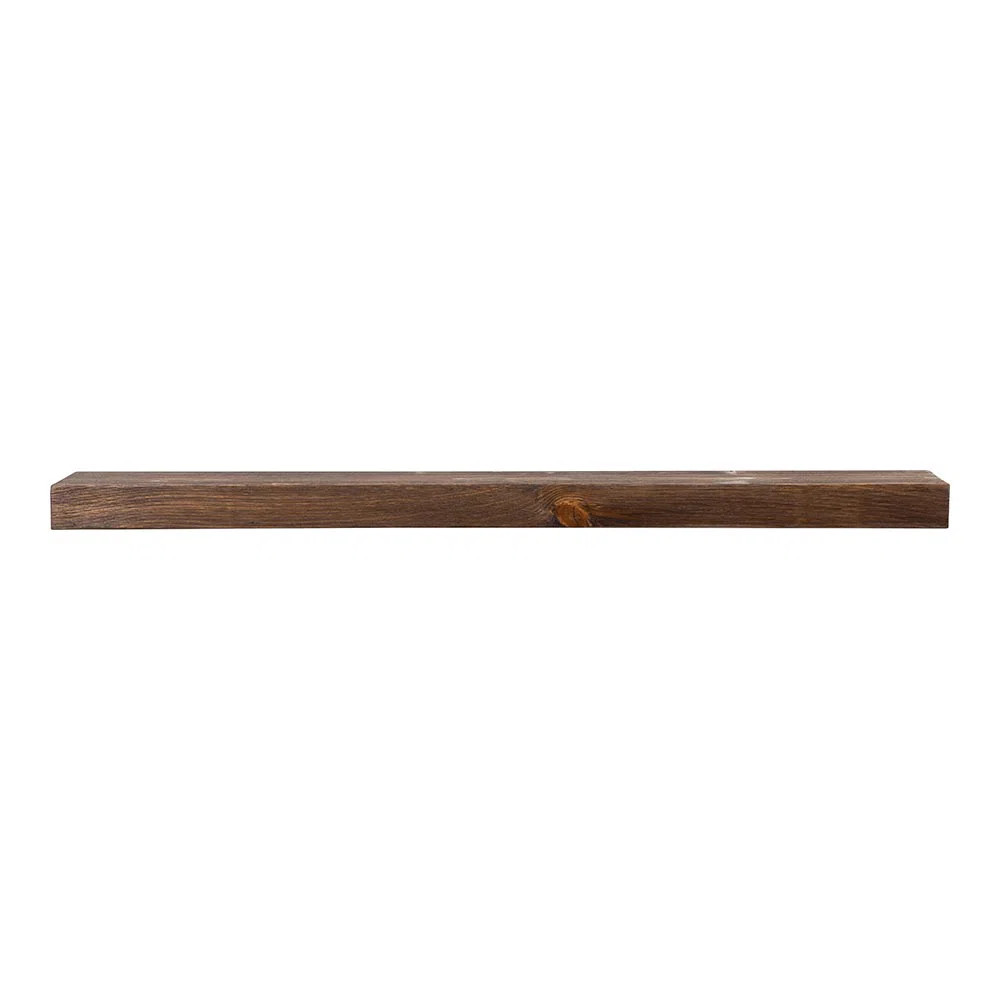 Modern Ember Vara Wood Mantel Shelf - 3 Inch Height - Variations in Grain and Natural Distressing | Wayfair North America