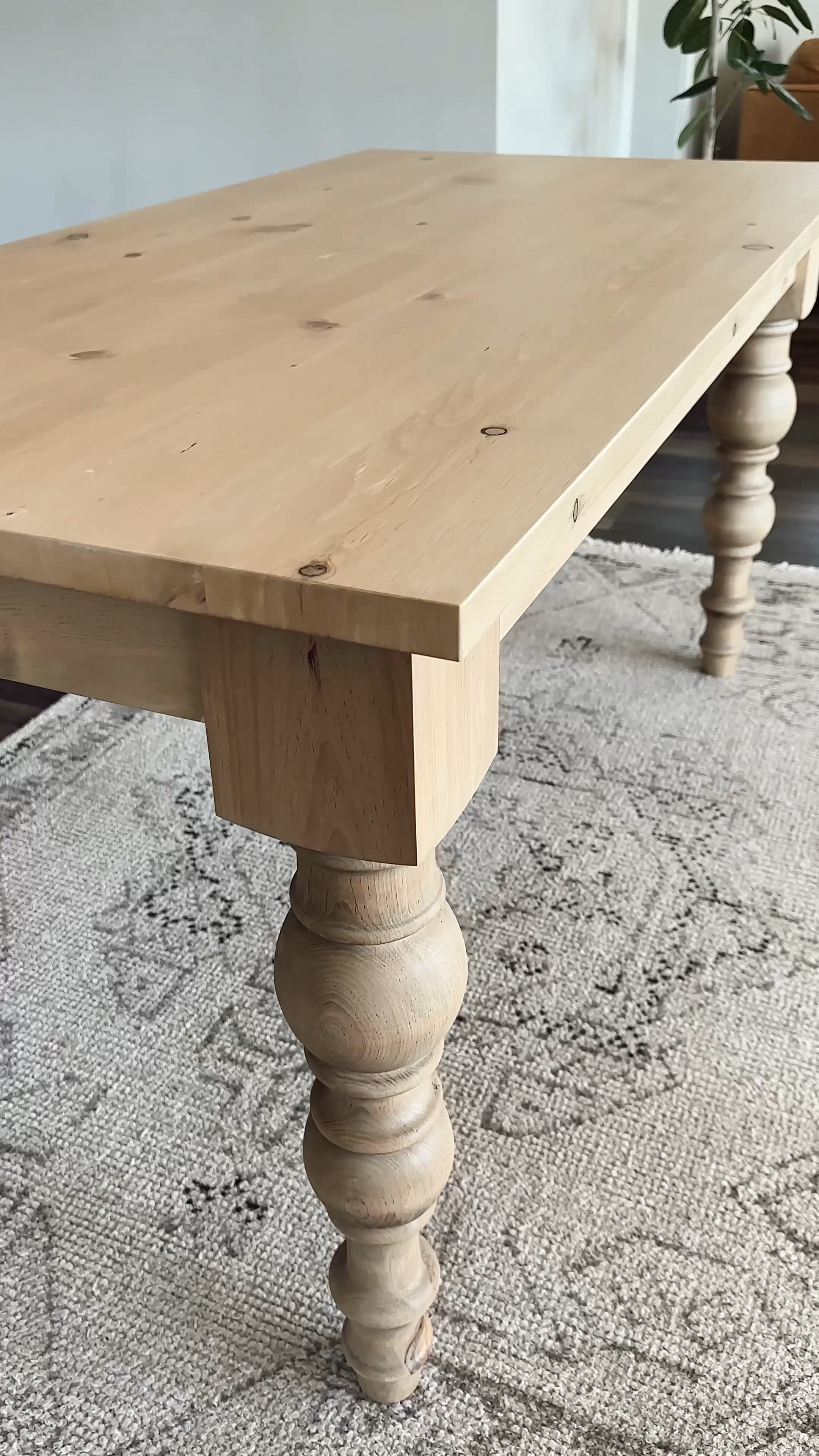 DIY Modern farmhouse dining table 🤎 similar to the Arhaus Francis table. Here are the products used to achieve this look! 

#LTKhome