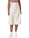 The Drop Women's Maya Silky Slip Skirt, Silver Cloud, 2X, Plus Size | Amazon (US)