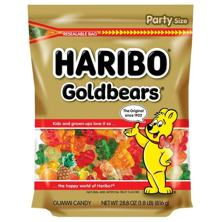 HARIBO Goldbears Original Gummy Bears, 28.8 oz | Walmart (US)