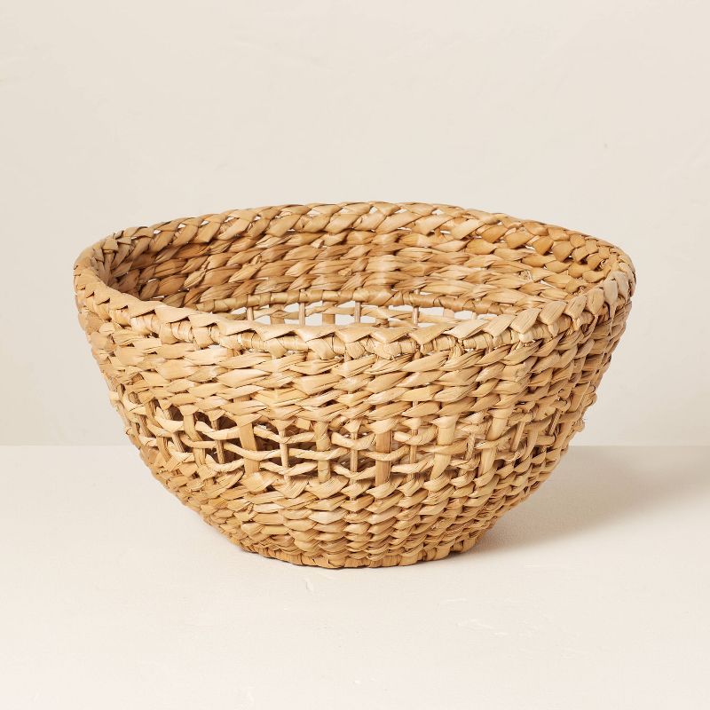 Natural Woven Serving Bowl Basket - Hearth &#38; Hand&#8482; with Magnolia | Target