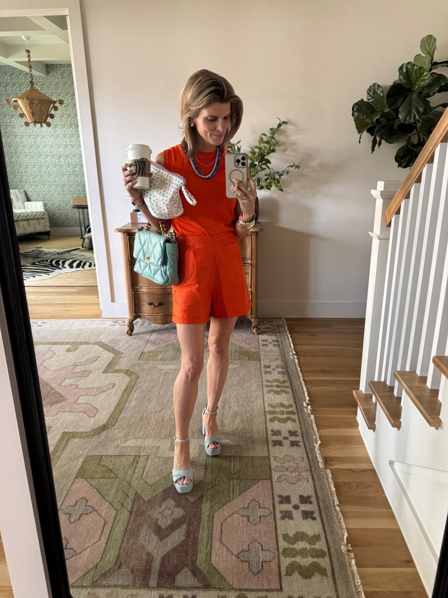 Julia Amory top and shorts - wearing XS 