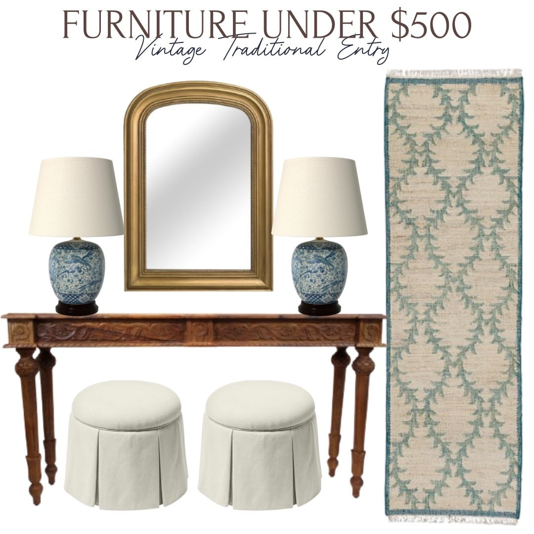 A timeless, traditional design to update your entry or blank space in your home - perfect for giving your space a warm, collected feel 🤍

#LTKstorytime #LTKHome