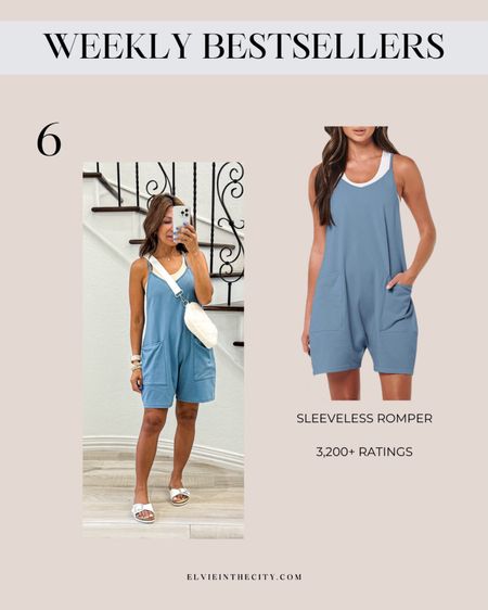 My #6 bestseller from last week is this shorts romper with over 3,200 reviews.

Ootd, summer outfit, beach cover up, resort wear, casual outfit, fashion over 40

#LTKStyleTip #LTKOver40 #LTKFindsUnder50