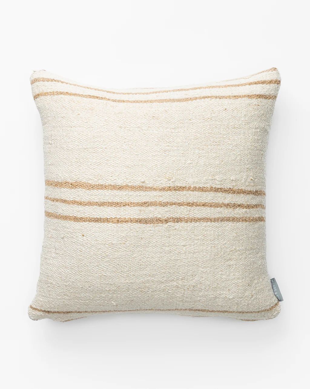 Natural Striped Vintage Pillow Cover No. 5 | McGee & Co.