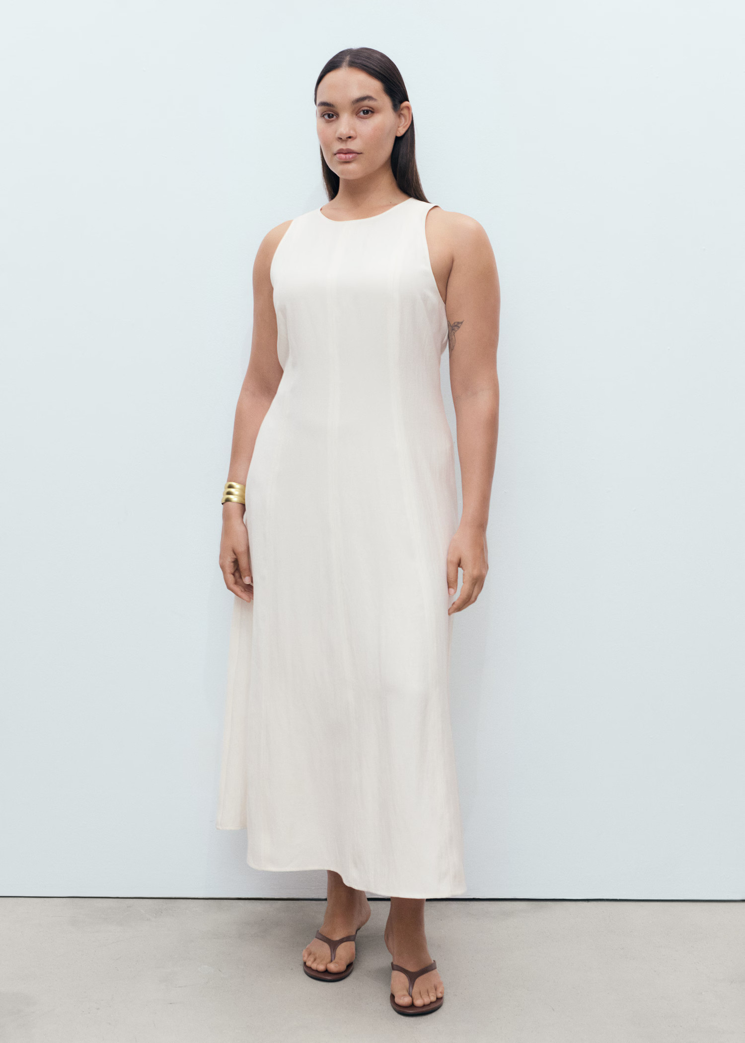 Flared midi-dress - Women | MANGO USA | Mango (US/MX/AU)