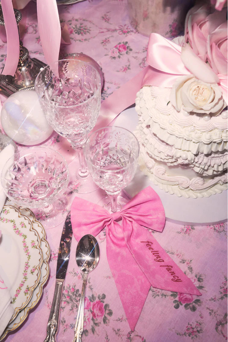 Stemware Dressing Bows Set Of 2 | LoveShackFancy