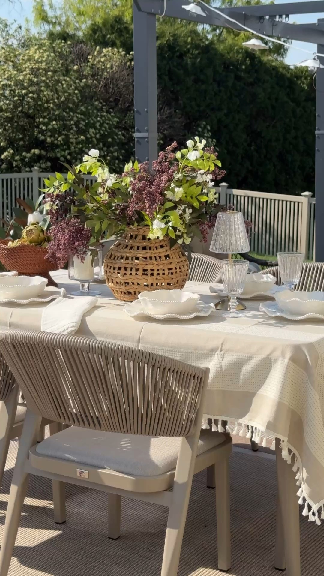 The perfect outdoor dish set and tablecloth 

#wayfair #patio

#LTKdayinmylife #LTKHome #LTKSeasonal