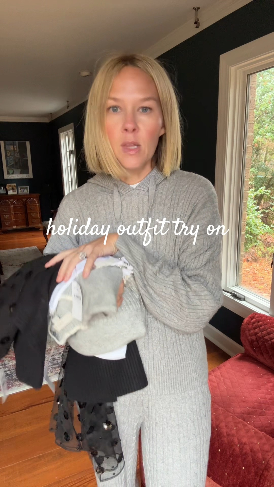 Finding outfits for all the holiday festivities! Trying on some Loft pieces. 

#LTKSeasonal #LTKHoliday