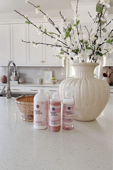 Smells like spring! Everybody that comes to our house always wonders how it smells so good all the time and the secret is these cleaning products from Bridgewater Candles. The Sweet Grace collection is the best fragranced products I’ve used in my home! I definitely recommend. I promise you’ll love them! 

#ltkhome #ad #sweetgrace #sweetgraceclean #springclean 

#LTKhome #LTKfindsunder50