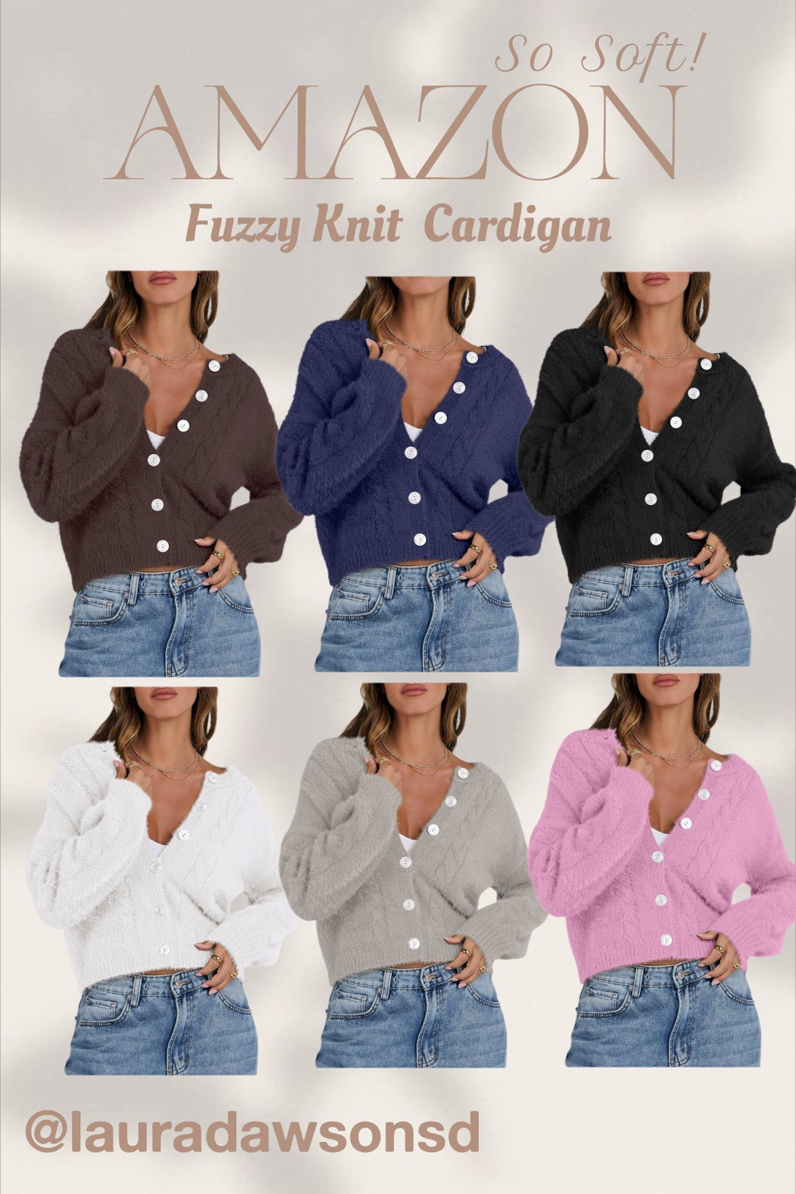 Favorite Amazon Cardigan! Fuzzy Soft knit, comes in multiple colors. I ordered in size medium.💋

#LTKFindsUnder50 #LTKSeasonal #LTKStyleTip