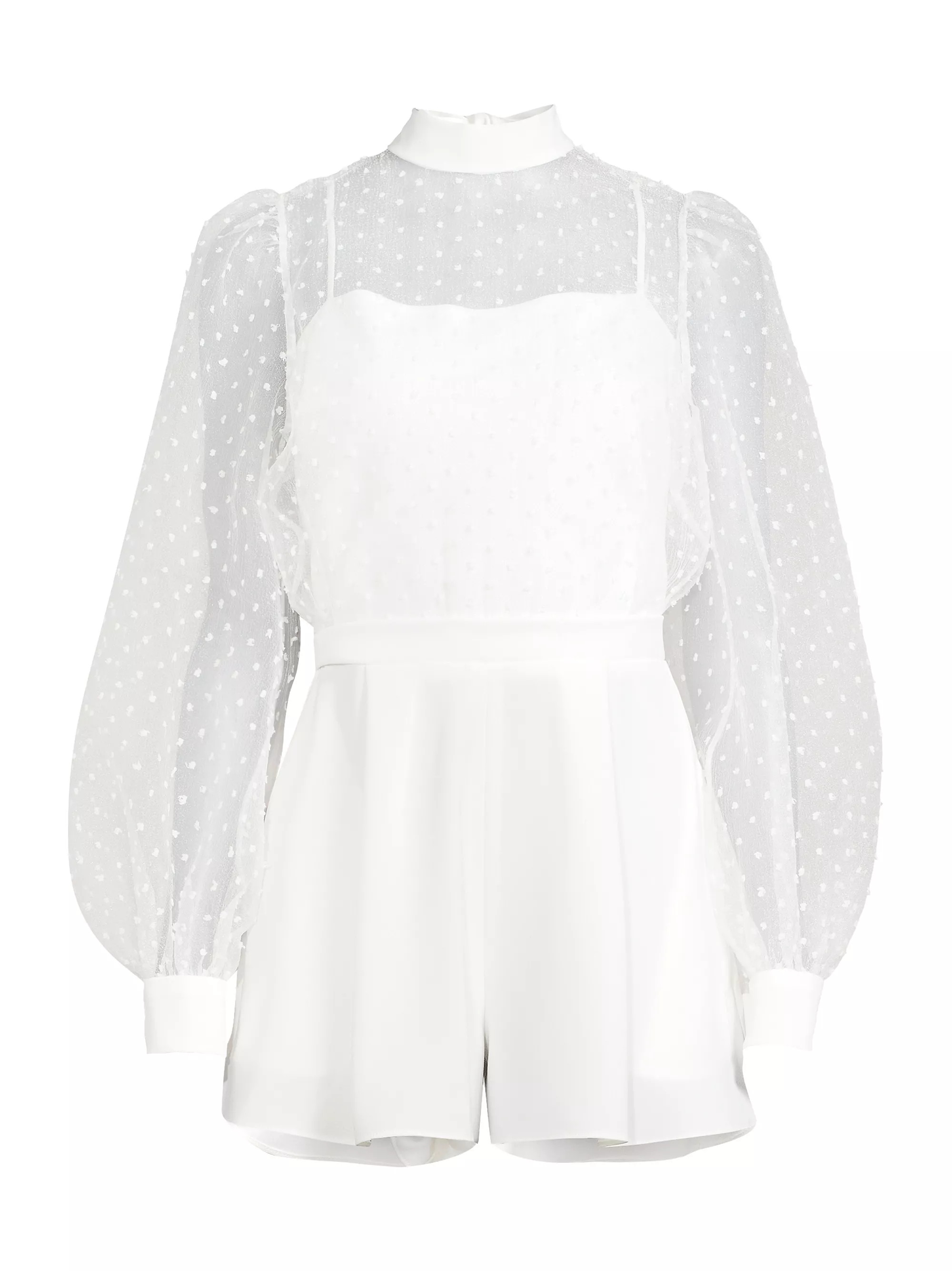 Rosalie Long-Sleeve Romper | Saks Fifth Avenue