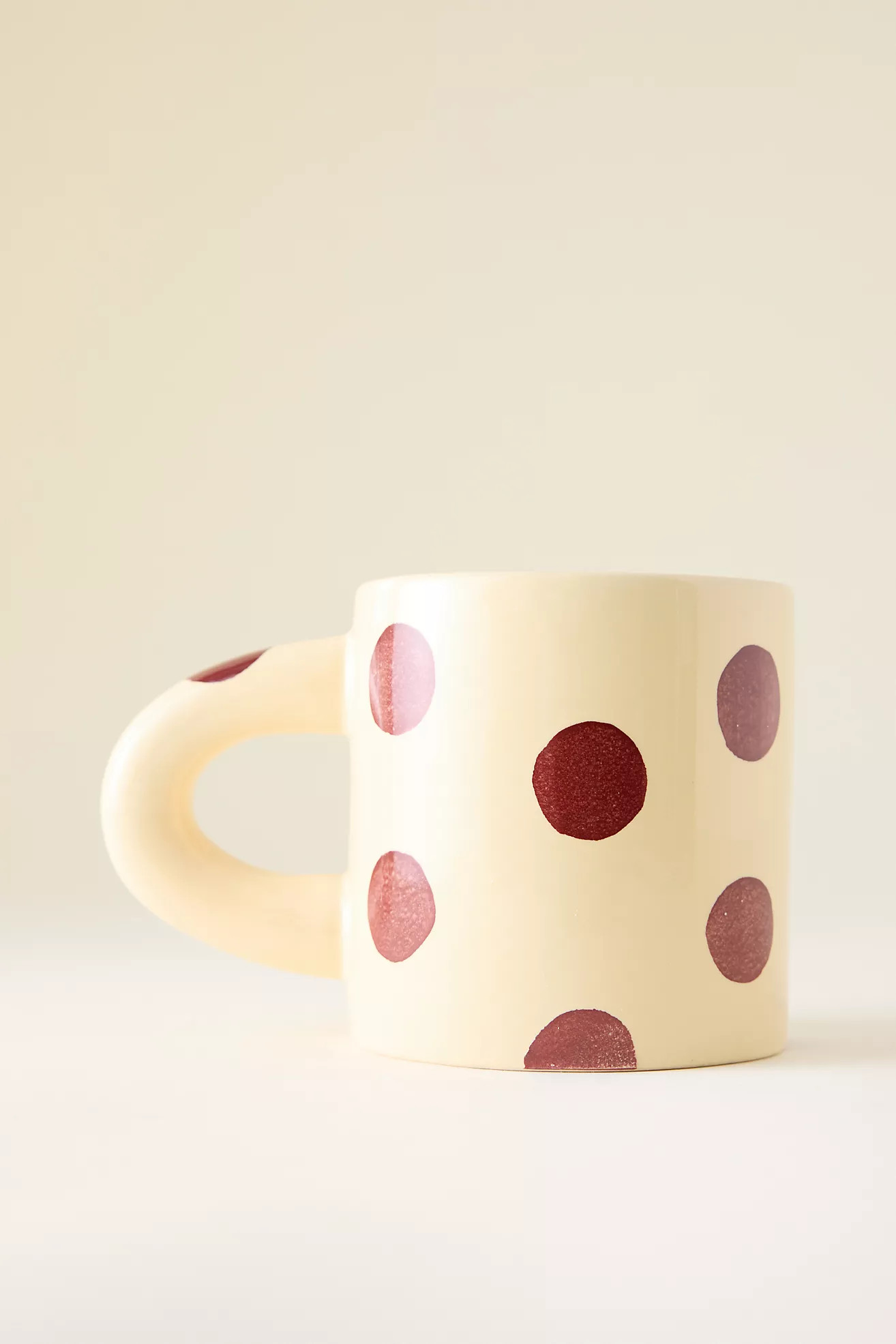 Damson Madder Handpainted Chubby Mug | Anthropologie (UK)