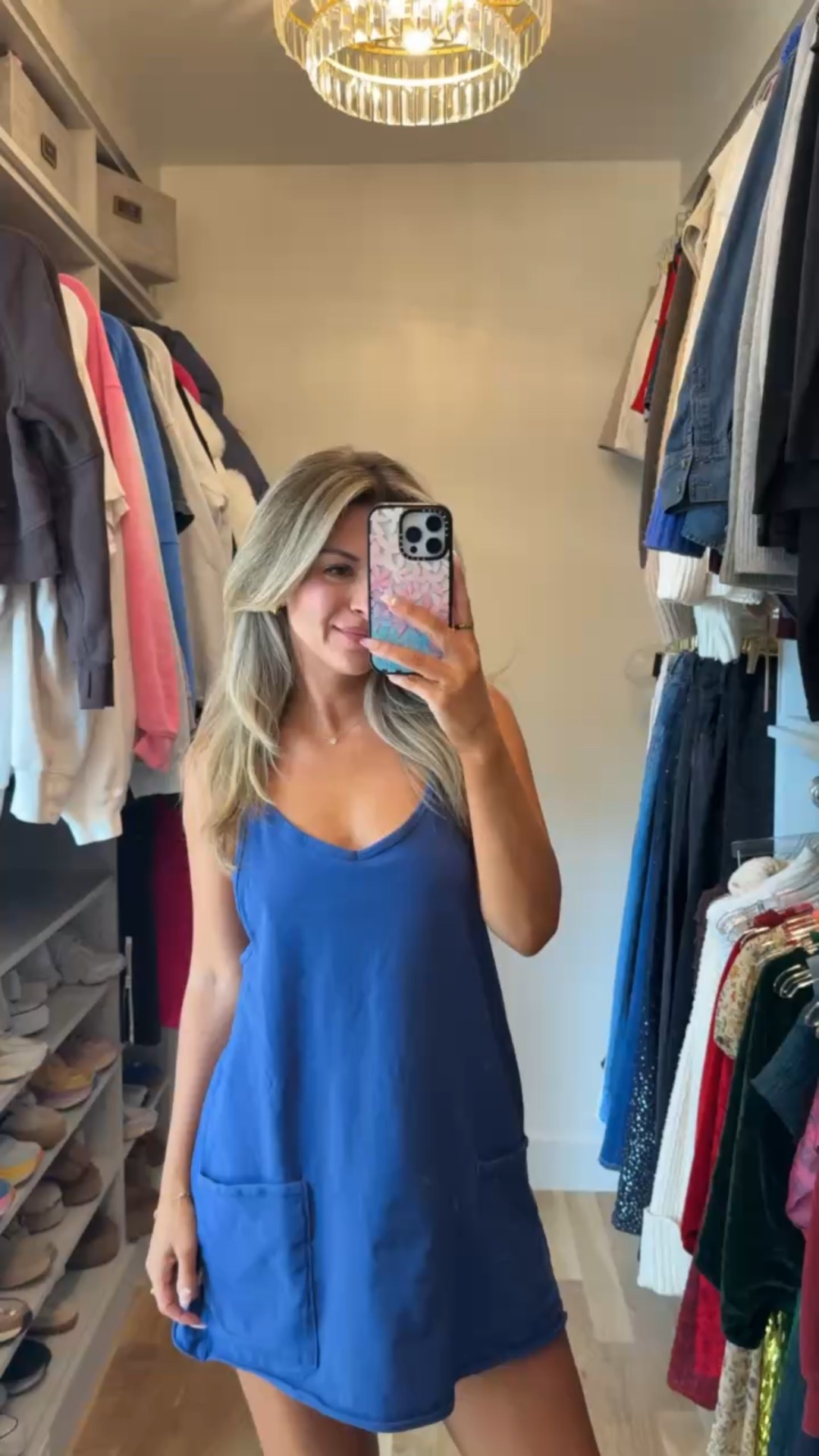 Blue athletic dress with build in bodysuit from free people everyday casual loungewear look. 

Wearing my usual small  

#LTKFindsUnder100 #LTKSeasonal #LTKActive