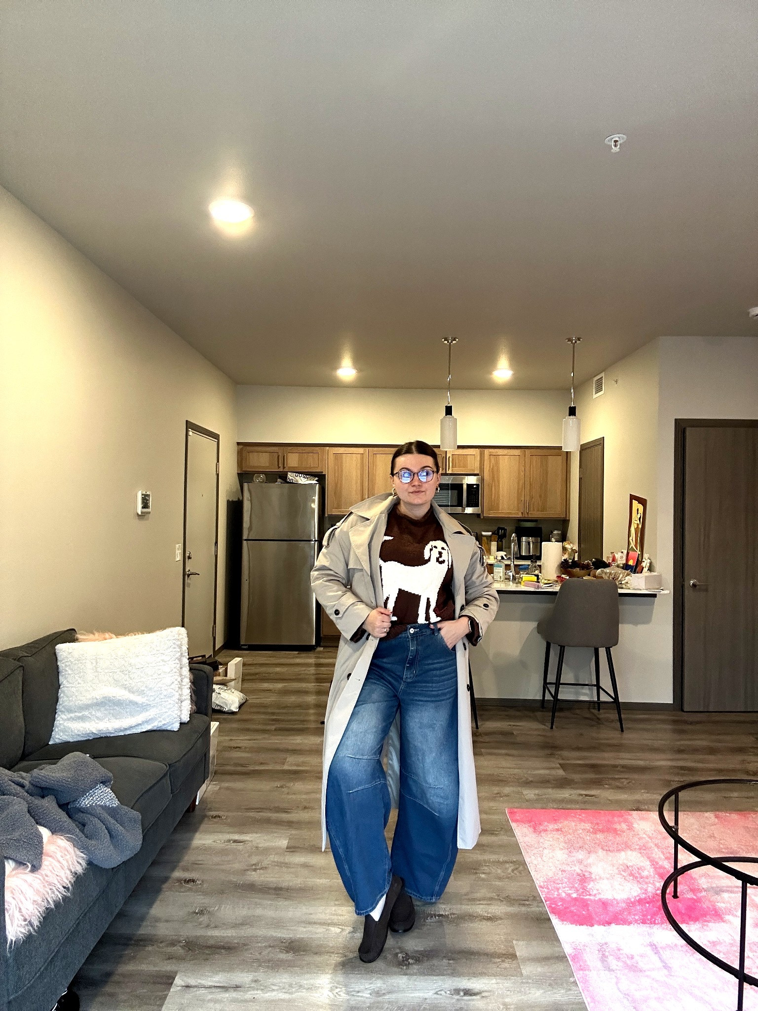 Cozy fall outfit perfect for errands or time with friends! Absolutely love this sweater btw 🤭

I’m wearing a M sweater and coat, size 32 jeans and size 9 flats

#LTKootd #LTKMidsize #LTKFindsUnder100