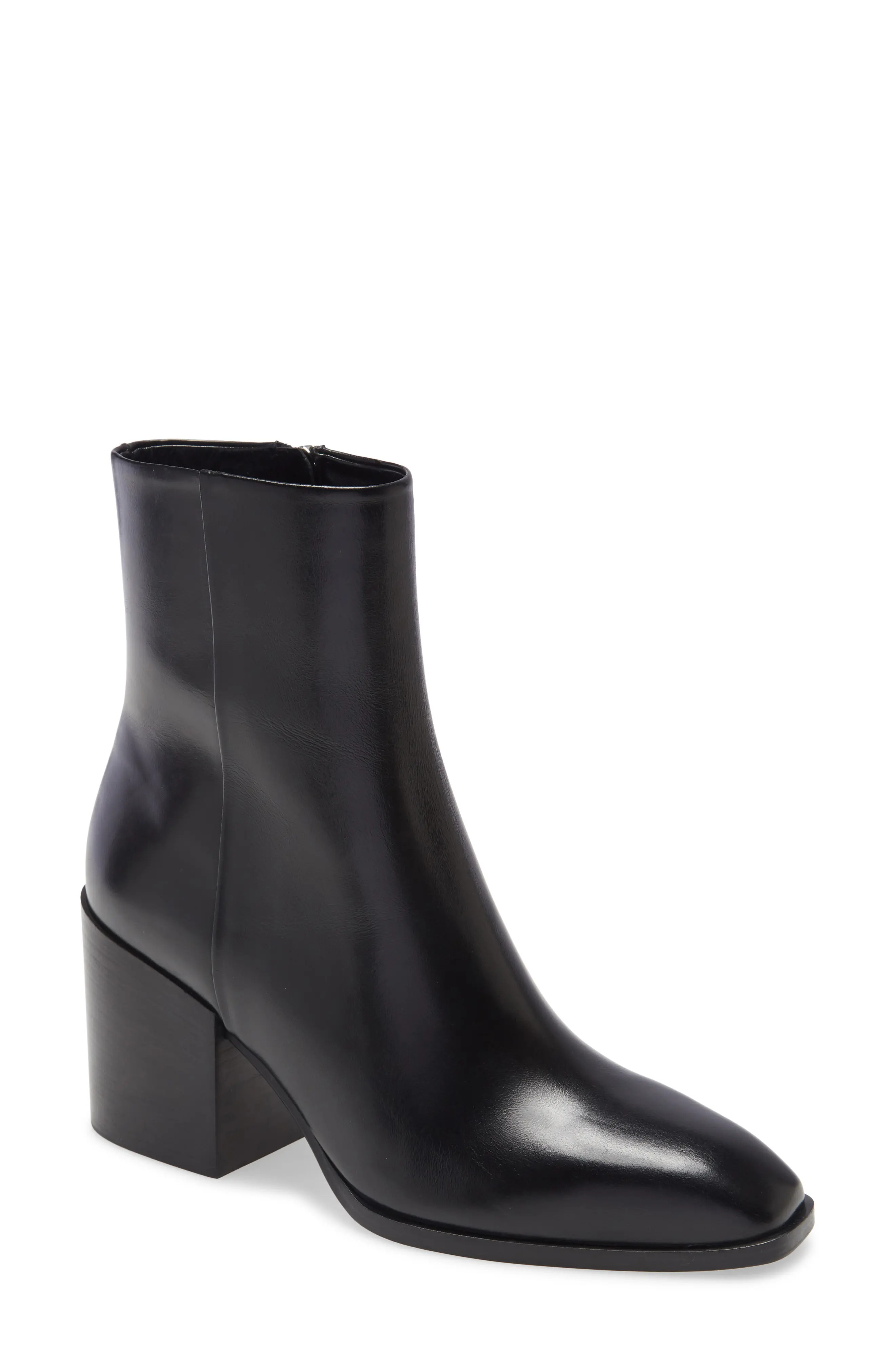 aeyde Leandra Bootie, Size 12Us in Black at Nordstrom | Nordstrom