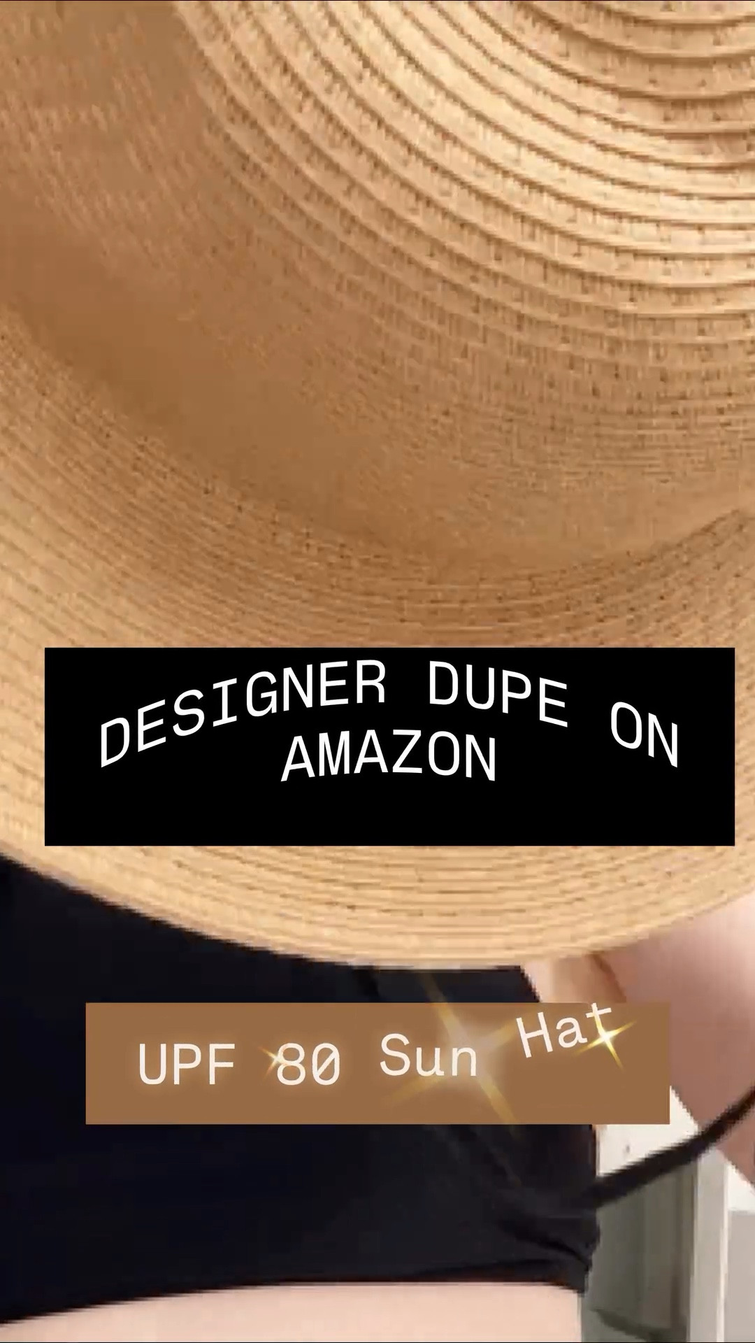 Designer Dupe! Stylish + Sun Safe Wide Brim Beach Hat for Summer - Looks like my Eric Javits sun hat, but is ~$30 on Amazon! Travel-friendly & easy to pack in your luggage, interior zip + optional chin strap, ivory and black bands included make the hat look new every time! Today, I wore the hat without any decorative band 👉 simple elegant chic accessory for summer sight seeing, beach accessories - elevating any daytime outfit, and of course, sun protection! The best anti-aging secret! 

#sunhat #designerdupes #amazonfashionfinds #beachhat #summeraccesories #beachaccessories #sunprotection