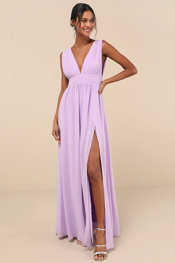Heavenly Hues Lavender Maxi Dress | Lulus