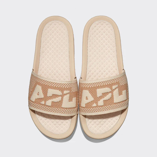 Women's Big Logo TechLoom Slide Caramel / Warm Silk | APL