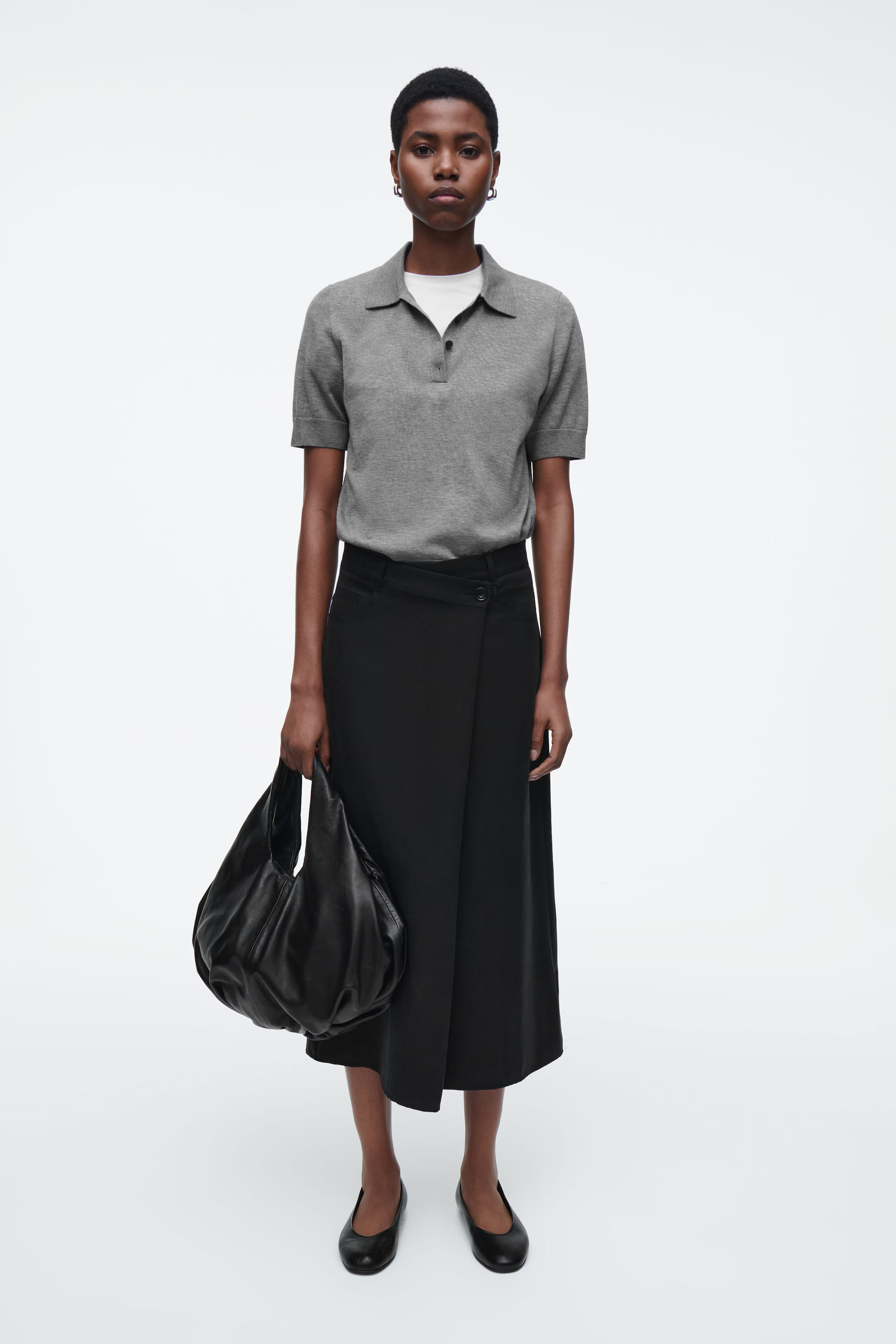 CLOUD TOTE BAG - LEDER - SCHWARZ | COS | COS (EU)