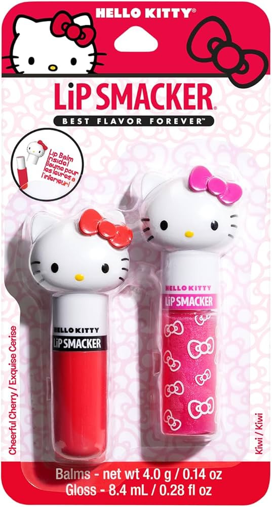 Lip Smacker Lippy Pals Swirls, Sanrio Hello Kitty, Flavored Moisturizing & Smoothing Soft Shine L... | Amazon (US)