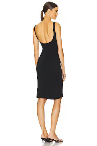 Laura Midi Dress in Black | Revolve Clothing (Global)