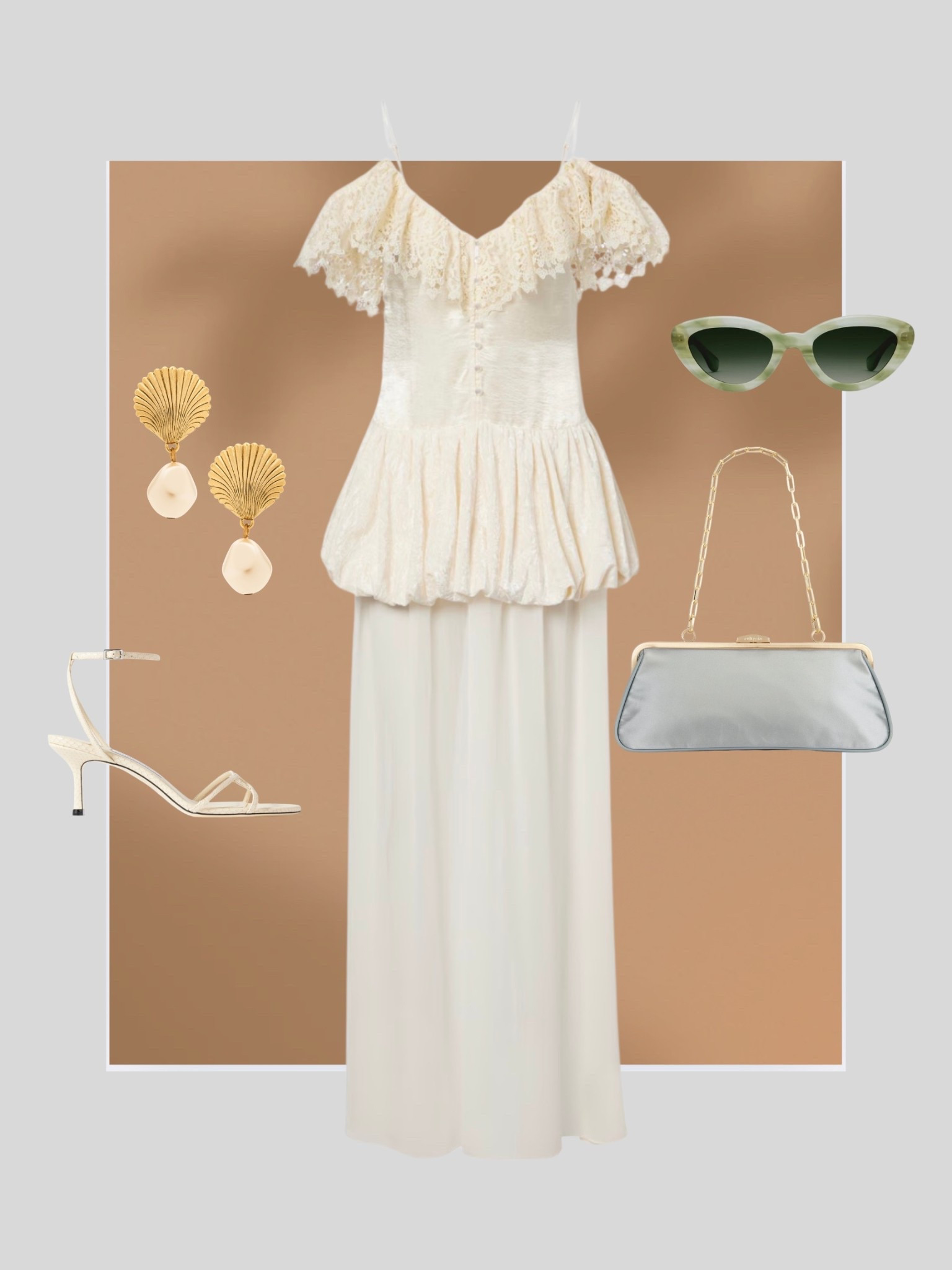 Spring summer outfit inspo. This dress is giving Chloe for a fraction if the price. You're welcome! 🤍

#LTKWedding #LTKSeasonal #LTKSpringSale