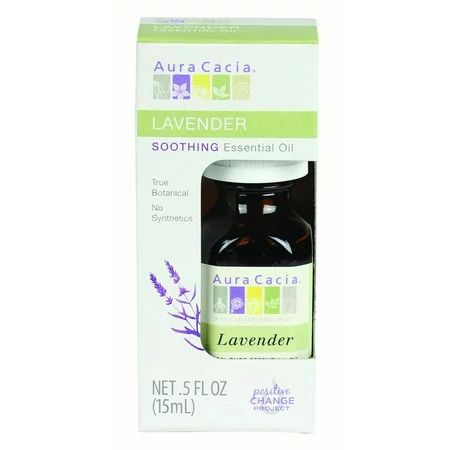Aura Cacia Lavender Essential Oil .5 Fl oz. boxed | Walmart (US)