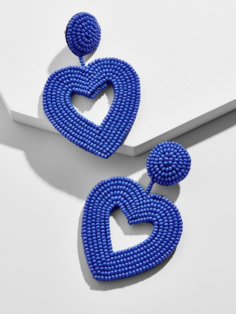 Vionnet Heart Drop Earrings | BaubleBar (US)