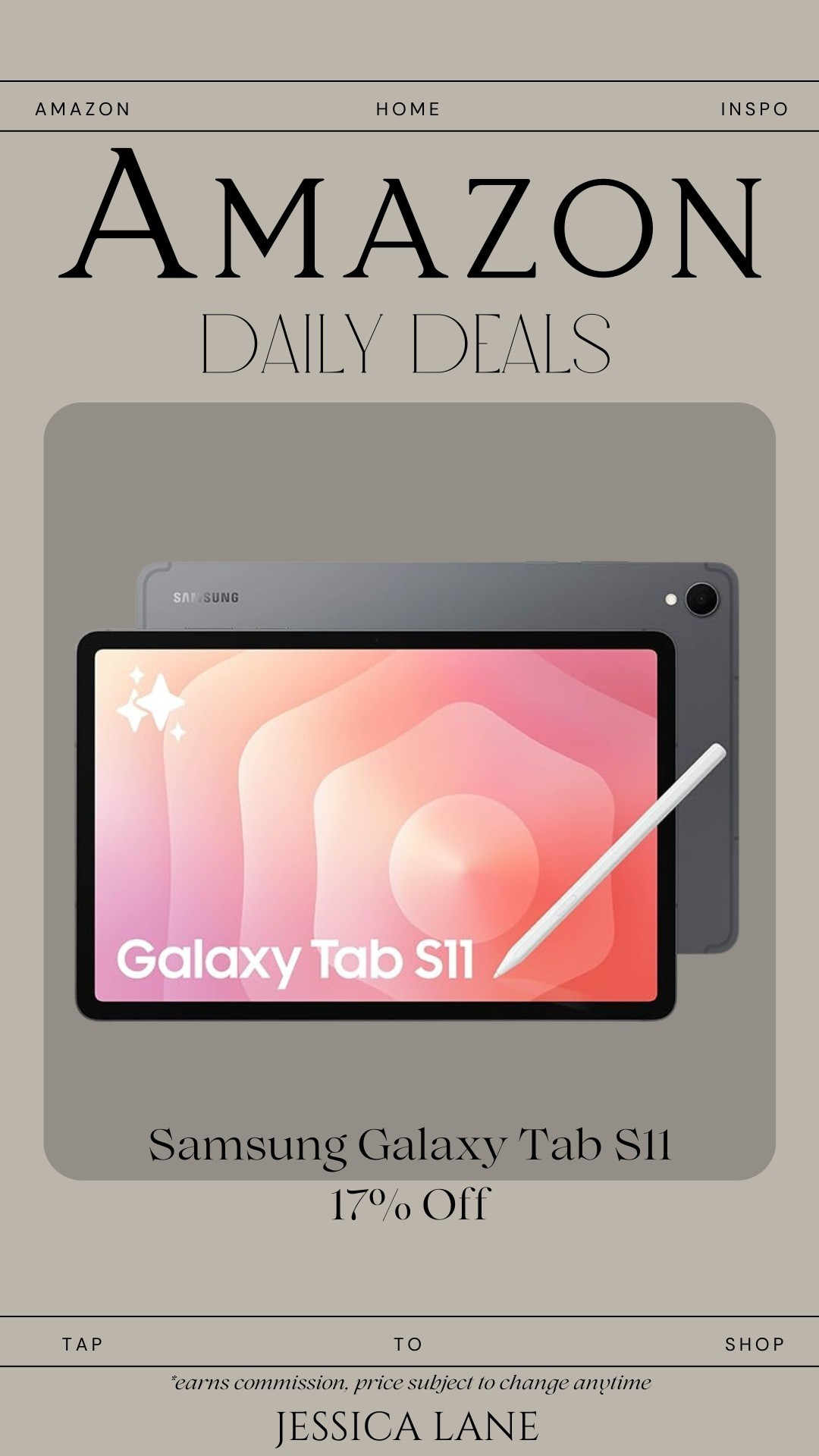 Work, stream, or game—anywhere! Snag the Samsung Galaxy Tablet on daily deal for your ultimate on-the-go tech companion. #LTKTech #AmazonFinds #TabletGoals

#LTKGiftGuide #LTKSaleAlert #LTKTravel