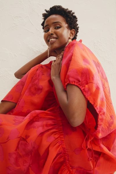 Lyocell-blend Kaftan Dress | H&M (US + CA)