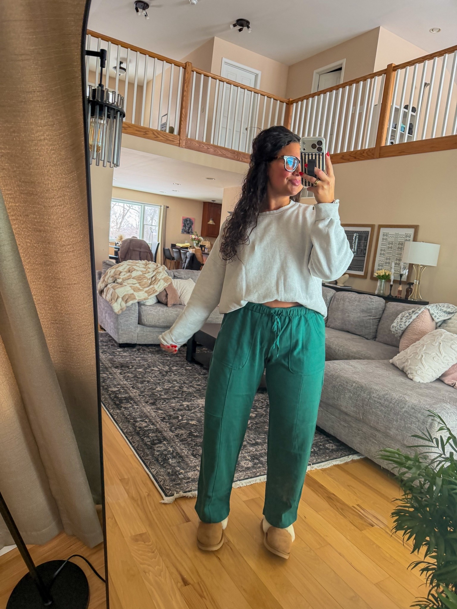 Wearing a large in the crewneck & the pants! Currently 50% off! (Sale ends 1/30)! 

#oldnavy #amazon

#LTKActive #LTKSaleAlert #LTKootd