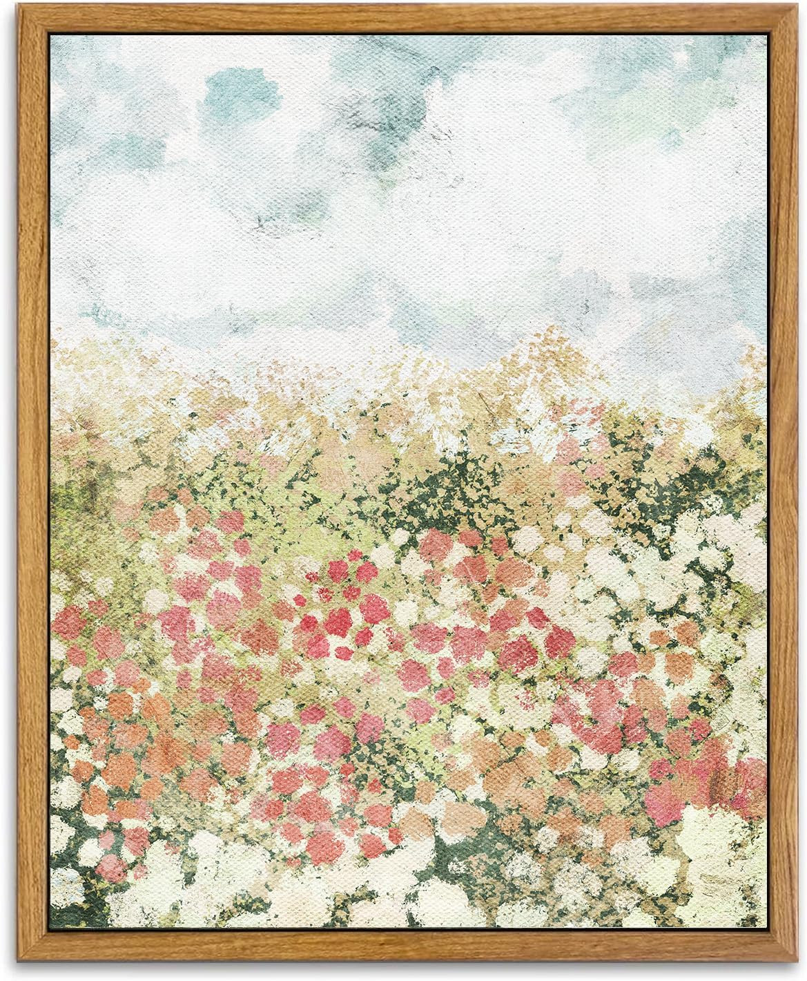 KBKBART Framed Wall Art for Bedroom Decor, Vintage Spring Flower Pictures Aesthetic, Farmhouse Wa... | Amazon (US)