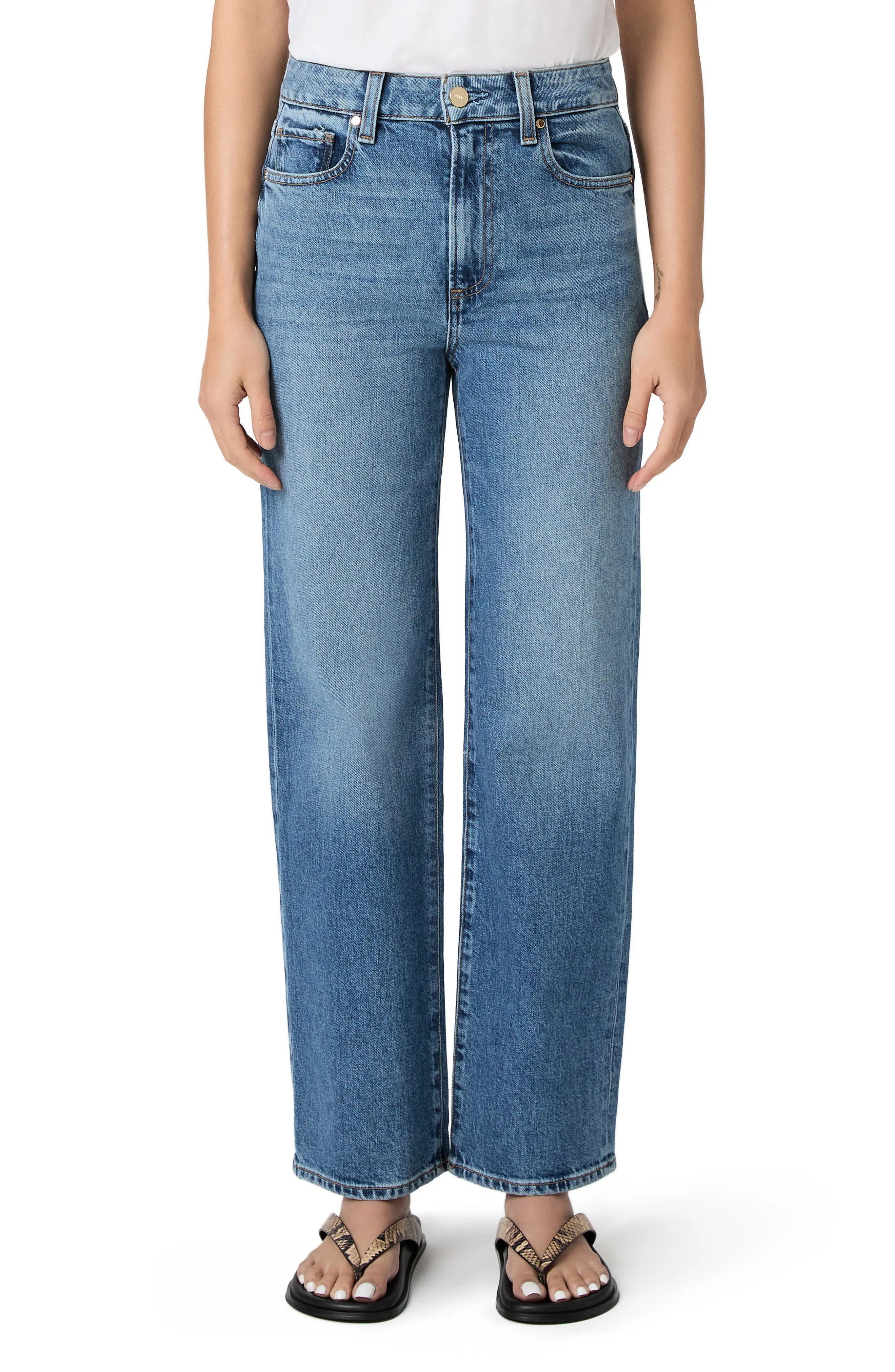 Stevie High Waist Straight Leg Jeans (Women) | Nordstrom | Nordstrom