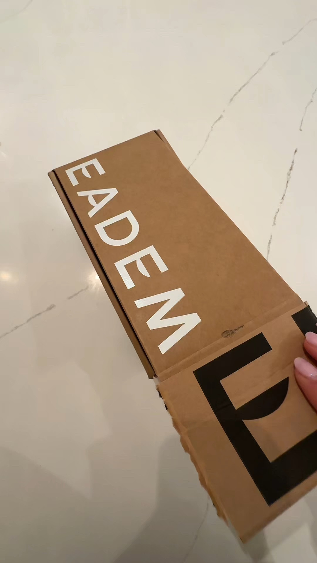 What it feels like to unbox your new favorite lip balm from Eadem