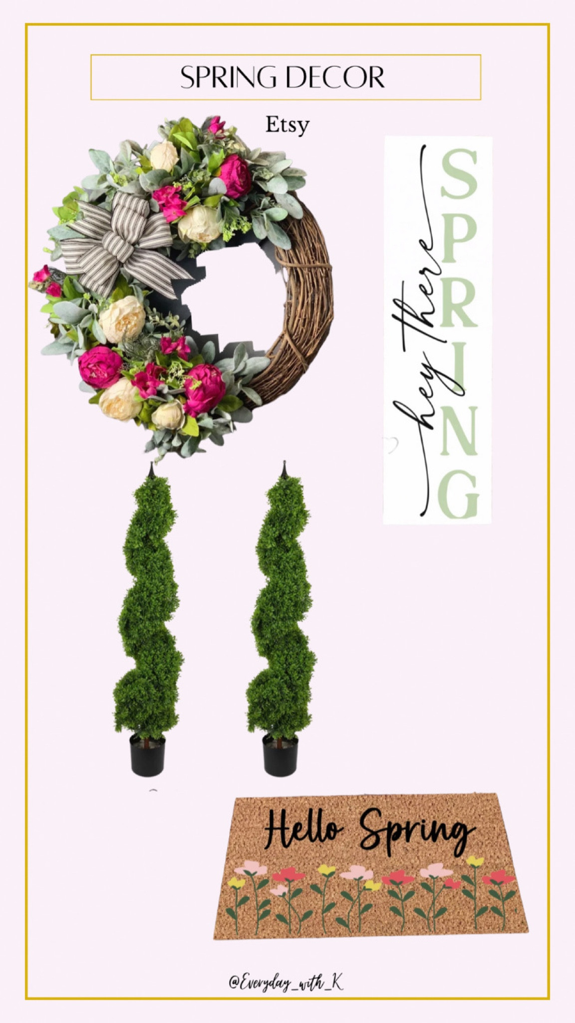 Spring Decor from Etsy

#LTKhome #LTKSeasonal #LTKFind