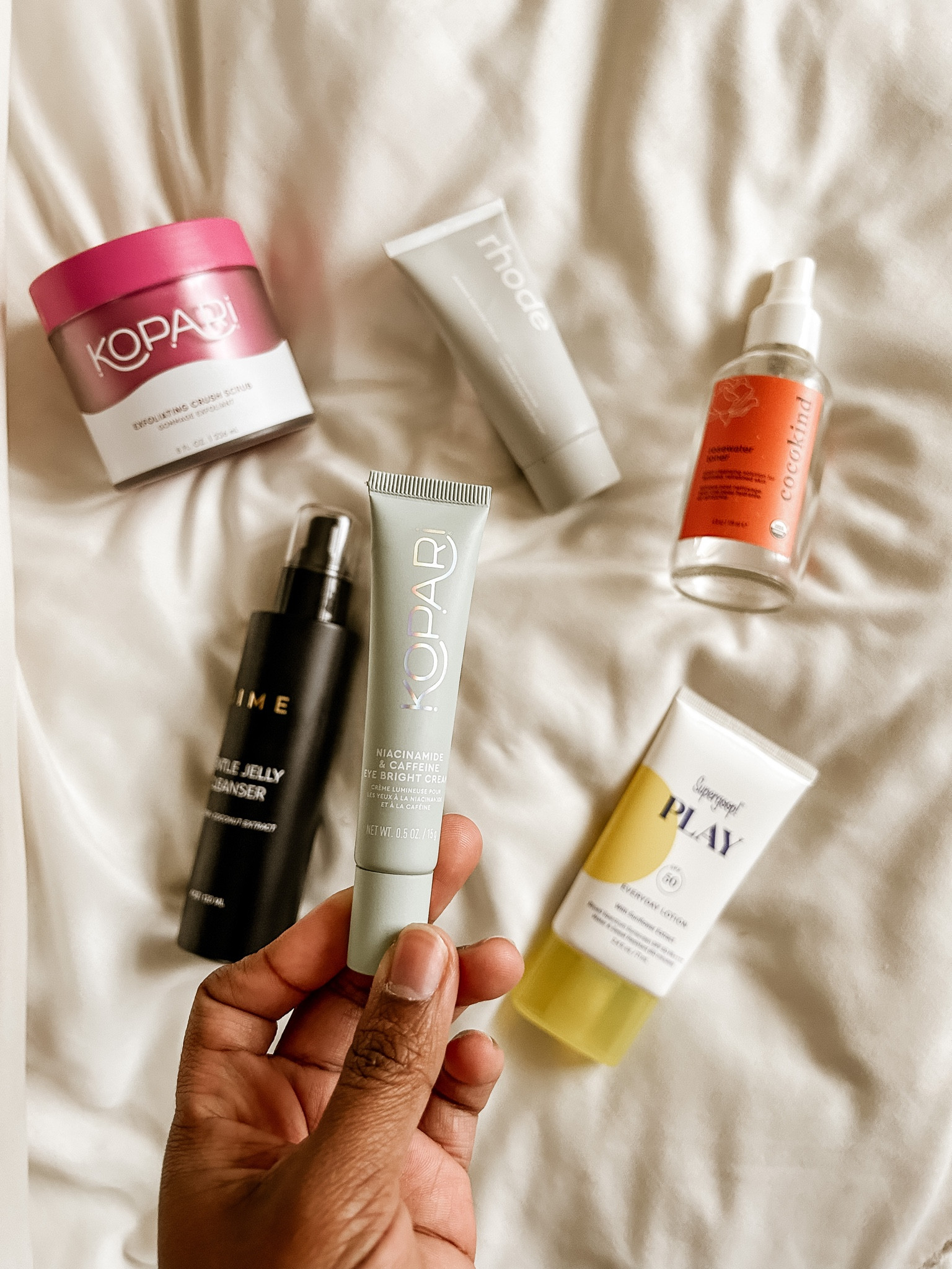 all of my skincare faves in one place 😌 goodies for soft glowing skin