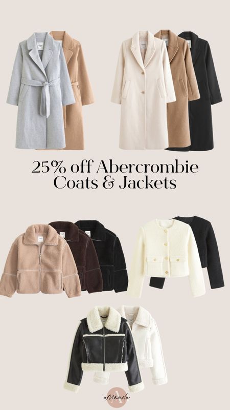 Last day for 25% off coats and jackets!