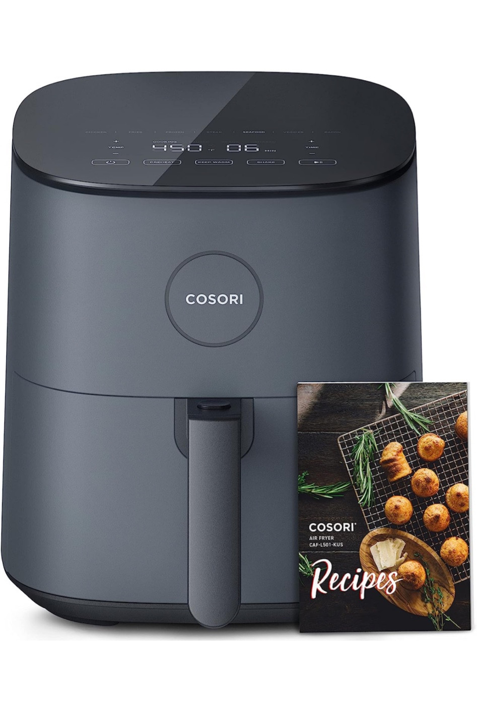 PRIME DAY DEAL: One if my favorite brands, air-fryer! Lessens time of cooking, anything! 