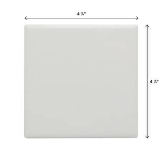 Restore Bright White 4-1/4 in. x 4-1/4 in. Ceramic Wall Tile (12.5 sq. ft. / Case) | The Home Depot