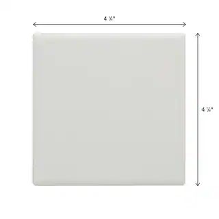 Restore Bright White 4-1/4 in. x 4-1/4 in. Ceramic Wall Tile (12.5 sq. ft. / Case) | The Home Depot