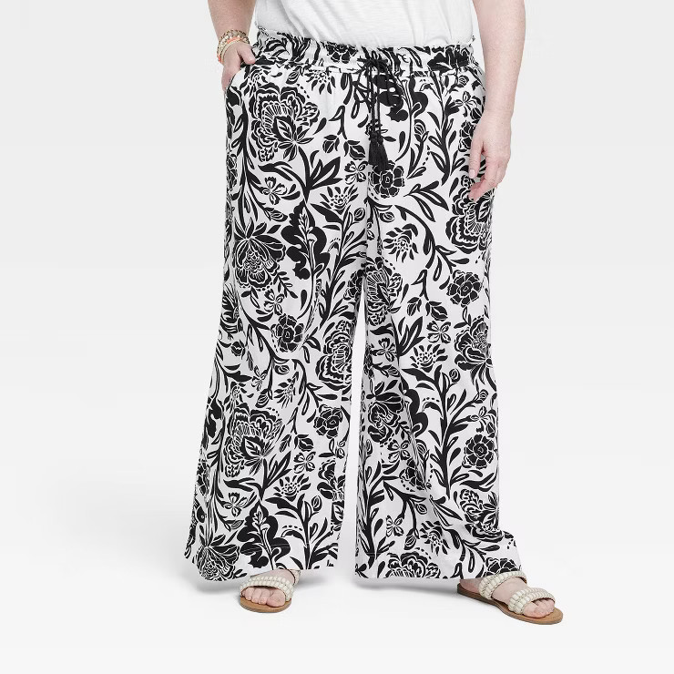 Women's Relaxed Fit Wide Leg Pants - Knox Rose™ | Target