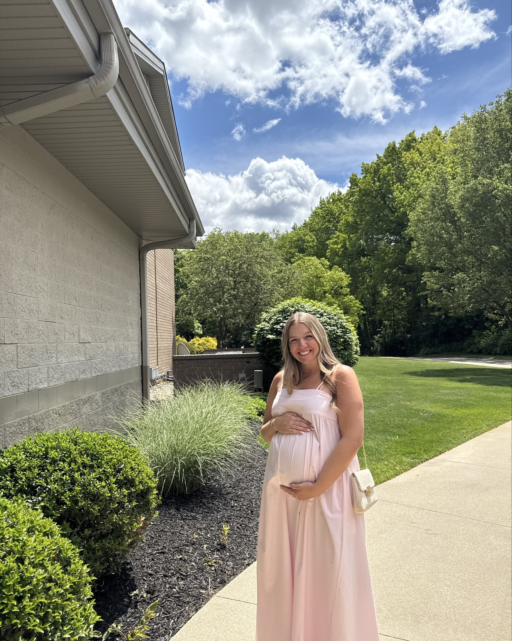 The perfect baby shower dress!!🤍🫶🏼🌷

#LTKBump #LTKFindsUnder100 #LTKSummerEdit