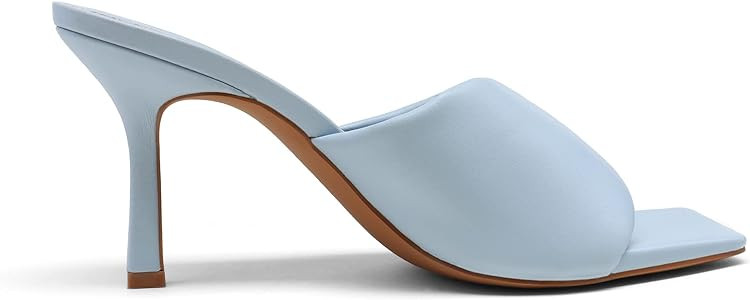 DREAM PAIRS Women’s High Stilettos Heels Mules Open Square Toe Slip On Comfort Sexy Dress Pumps... | Amazon (US)