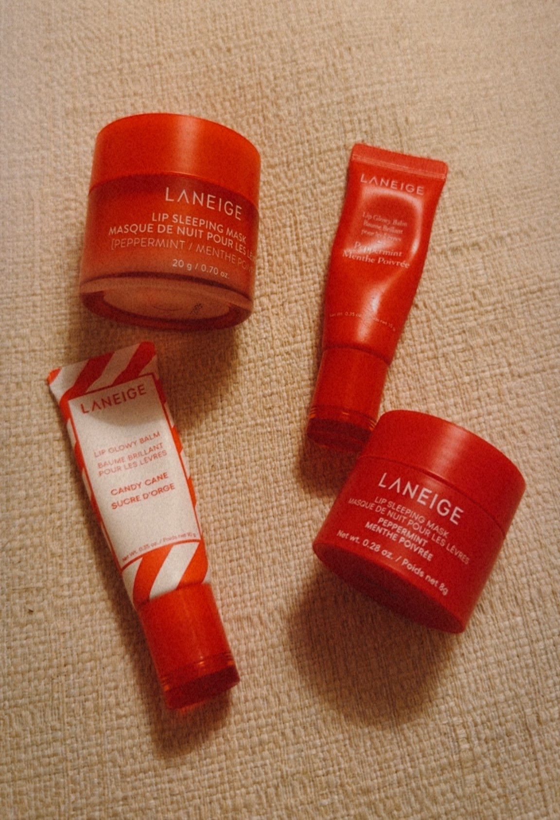 Tis the season for all the peppermint lippies 🤩❤️✨