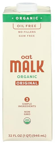 MALK Organic Unsweetened Original Oat Milk, 32 FZ | Amazon (US)